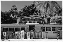 General store, Captiva Island. Florida, USA ( black and white)