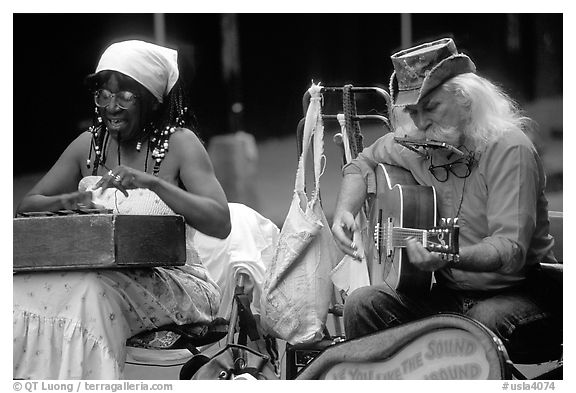 Street musicians, French Quarter. New Orleans, Louisiana, USA