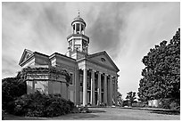 Historic courthouse. Vicksburg, Mississippi, USA (black and white)