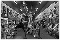 Inside Sun record company store. Nashville, Tennessee, USA ( black and white)