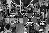 Country apparel store. Nashville, Tennessee, USA (black and white)
