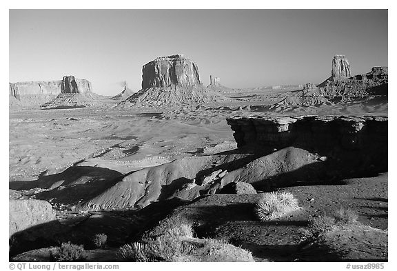 Ford Point, late afternoon. Monument Valley Tribal Park, Navajo Nation, Arizona and Utah, USA