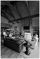 Luxury residence, Peaks resort. Telluride, Colorado, USA ( black and white)
