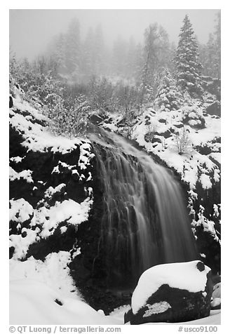 Waterfall near the Continental Divide. Colorado, USA