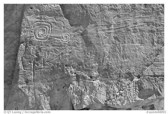 Pictographs. Chaco Culture National Historic Park, New Mexico, USA