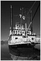 Tahoe Queen, South Lake Tahoe, Nevada. USA (black and white)