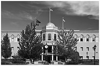 Nevada State Legistlature building. Carson City, Nevada, USA ( black and white)