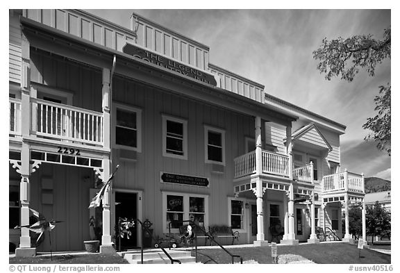 Country Inn. Genoa, Nevada, USA (black and white)