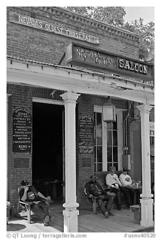 Nevada oldest saloon. Genoa, Nevada, USA