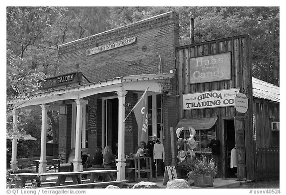 Genoa saloon and trading company. Genoa, Nevada, USA