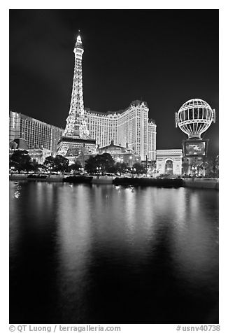 The Paris Las Vegas Hotel and Casino and Eiffel Tower Editorial Photography  - Image of neon, colorful: 64937797