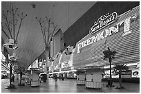 Fremont Casino, Fremont Street. Las Vegas, Nevada, USA (black and white)