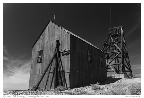 Mining structures. Nevada, USA
