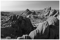 Aztec Sandstone formations, Whitney Pocket. Gold Butte National Monument, Nevada, USA ( black and white)