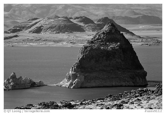 Pyramid. Pyramid Lake, Nevada, USA