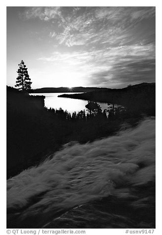 Eagle Falls,  Emerald Bay, sunrise, South Lake Tahoe, California. USA