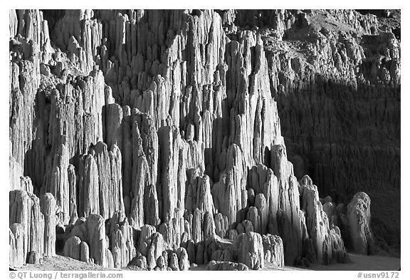 Cathedral-like spires, Cathedral Gorge State Park. Nevada, USA