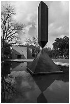 Rothko Chapel. Houston, Texas, USA ( black and white)