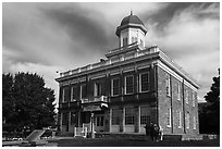 Historic Council Hall. Utah, USA ( black and white)