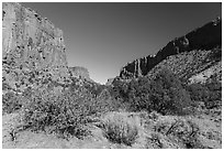 Long Canyon. Grand Staircase Escalante National Monument, Utah, USA ( black and white)