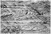 Crossbedded Petrified Dunes, Burr Trail. Grand Staircase Escalante National Monument, Utah, USA ( black and white)