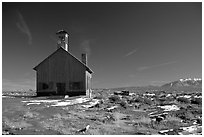 Church near Moab. Utah, USA ( black and white)