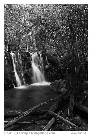 Suoi Tranh tropical waterfall. Phu Quoc Island, Vietnam