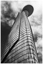 Bitexco Financial Tower. Ho Chi Minh City, Vietnam ( black and white)