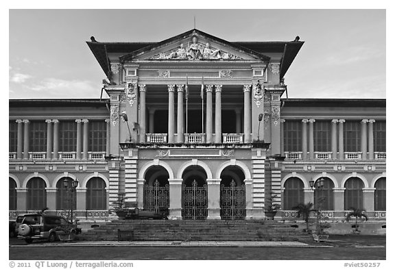 Courthouse in French colonial architecture. Ho Chi Minh City, Vietnam