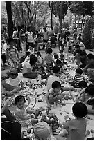 Playgound, Cong Vien Van Hoa Park. Ho Chi Minh City, Vietnam ( black and white)