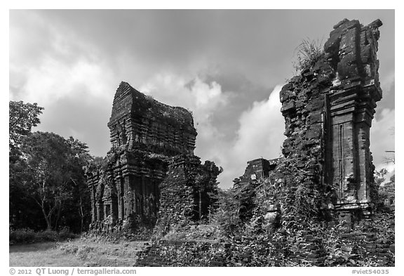 Ruined Champa monuments. My Son, Vietnam
