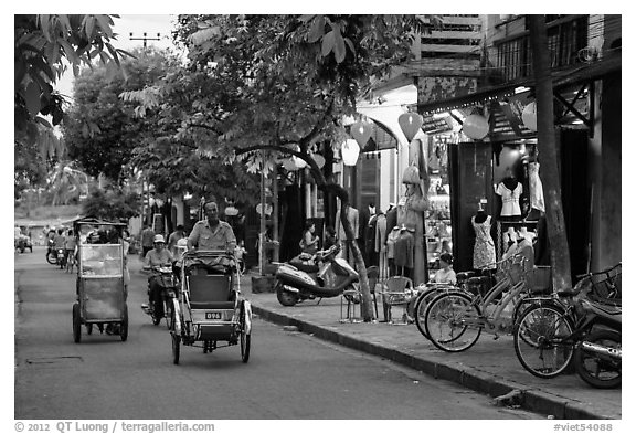Street at dusk. Hoi An, Vietnam