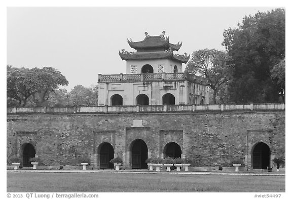 Doan Mon Gate, Thang Long Citadel. Hanoi, Vietnam