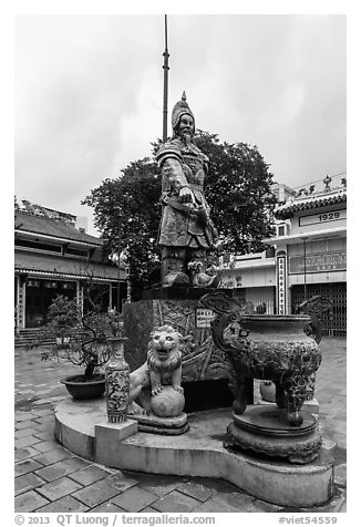 Tran Hung Dao statue. Ho Chi Minh City, Vietnam