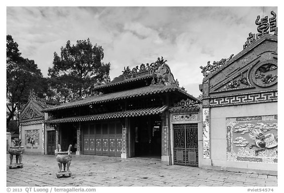 Temple dedicated to Marshal Le Van Duyet , Binh Thanh district. Ho Chi Minh City, Vietnam