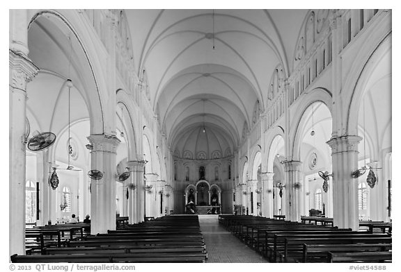 Cho Quan Church interior, district 5. Ho Chi Minh City, Vietnam