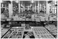 Bookstore, district 5. Ho Chi Minh City, Vietnam ( black and white)
