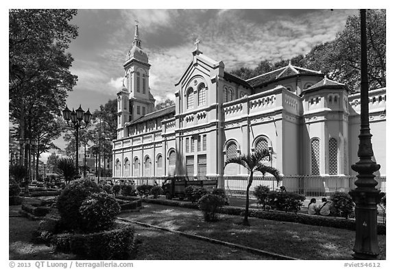 Joan of Arch church and park, district 5. Ho Chi Minh City, Vietnam