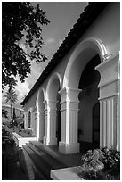 Colonial customs house, Con Son. Con Dao Islands, Vietnam ( black and white)