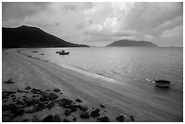 Loi Voi Beach, Con Son. Con Dao Islands, Vietnam ( black and white)