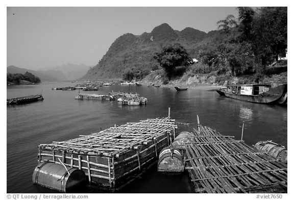 Floating fish cages, Son Trach. Vietnam