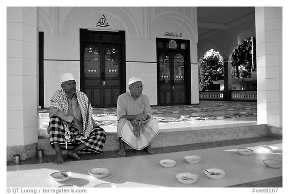 Mosque in Cham minority village.. Chau Doc, Vietnam