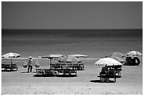 Saigon's beach resort. Vung Tau, Vietnam (black and white)