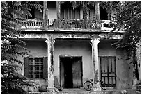Old house, Hoi An. Hoi An, Vietnam ( black and white)