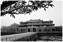Ngo Mon gate. Hue, Vietnam ( black and white)