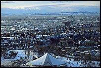 View from Calgary Tower in winter. Calgary, Alberta, Canada ( color)