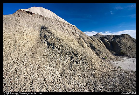 Mudstone with popcorn rock containing smectites, Dinosaur Provincial Park. Alberta, Canada