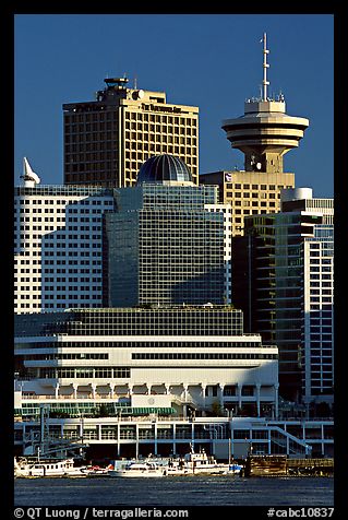 Harbor center, late afternoon. Vancouver, British Columbia, Canada