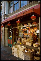 Storefront in Chinatown. Victoria, British Columbia, Canada ( color)