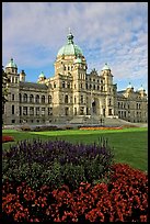 Parliament building, morning. Victoria, British Columbia, Canada